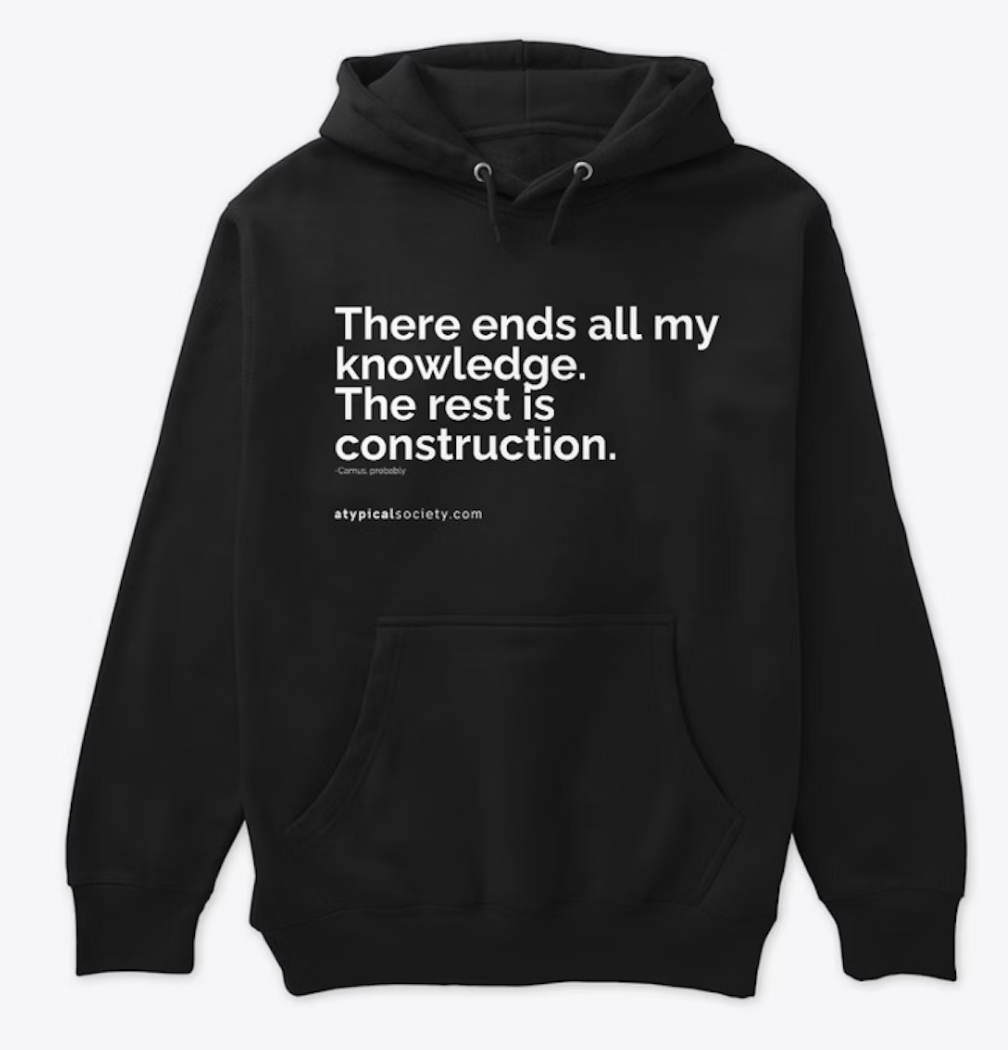 'Camus Construction' Premium Pullover Hoodie (Teachable Moments Collection)