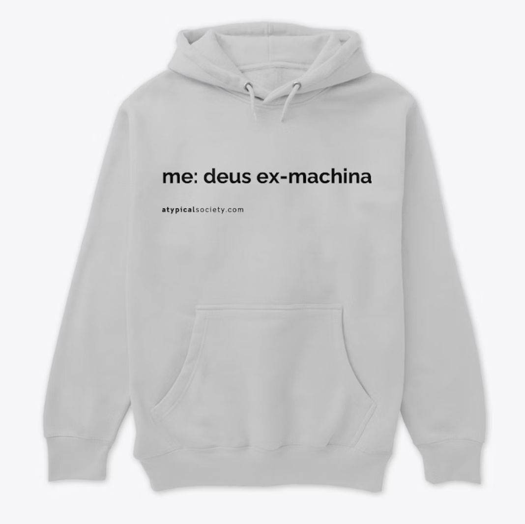 'Deus Ex Machina' Premium Pullover Hoodie (Teachable Moments Collection)