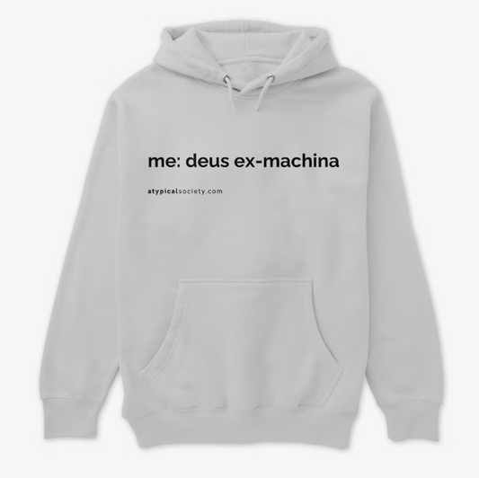 'Deus Ex Machina' Premium Pullover Hoodie (Teachable Moments Collection)