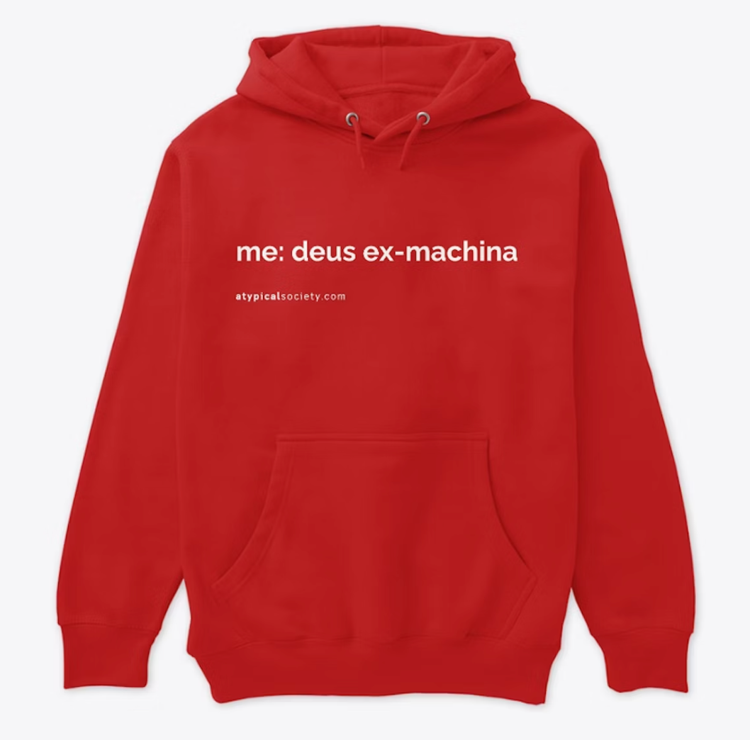 'Deus Ex Machina' Premium Pullover Hoodie (Teachable Moments Collection)