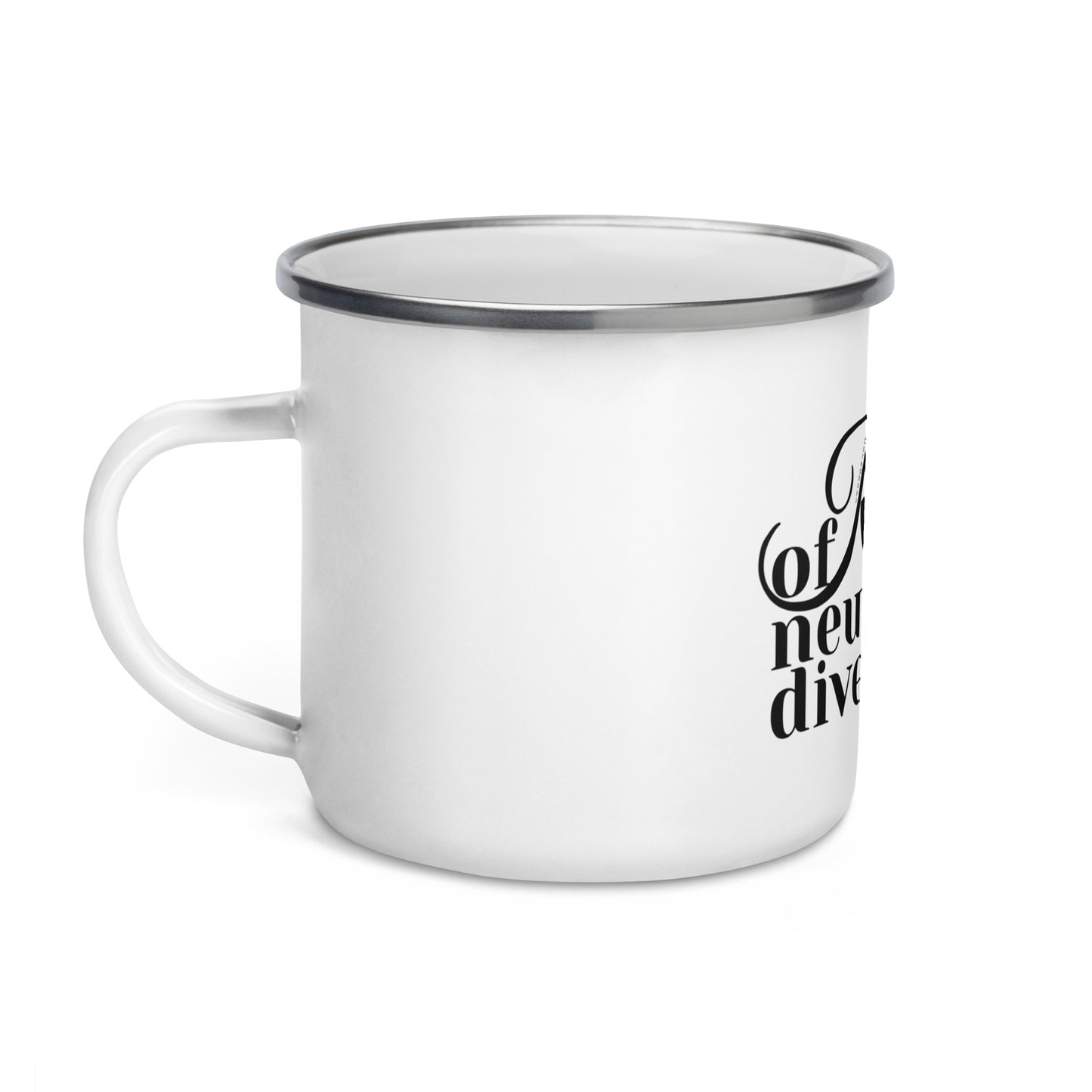 "King Of" White Enamel Mug